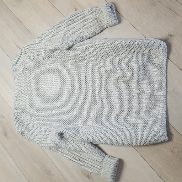 Sundance womens open sweater drop shoulders in taupe - Picture 6 of 6